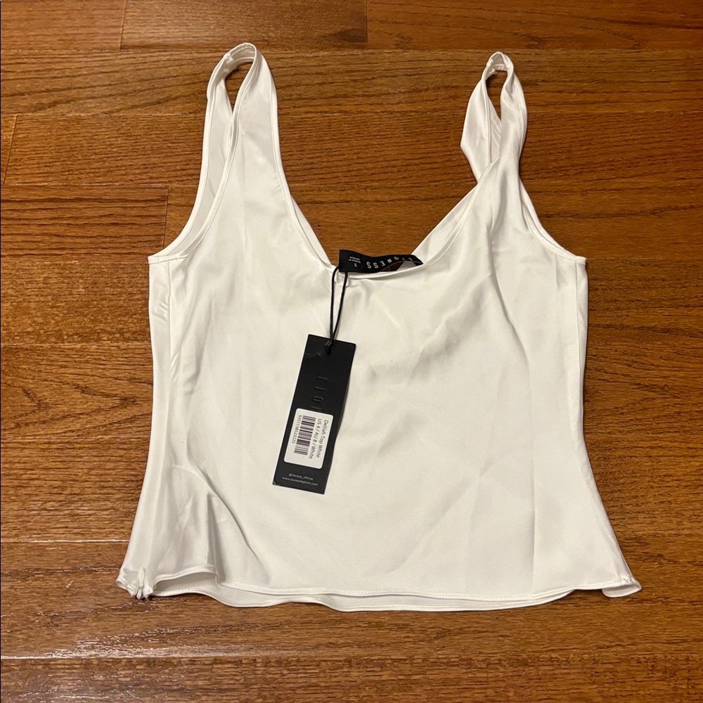 NWT LIONESS DELILAH TOP WHITE - small - Picture 6 of 7
